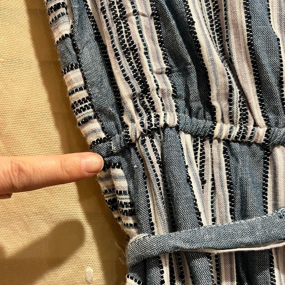 Blue Rain Wrap Style Dress Womens Size Medium - Picture 4 of 5